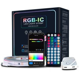 WiFi RGBIC+CW+WW 2700K-6500K Музикална Dreamcolor LED Лента Комплект 5м/10м
