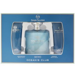 Sergio Tacchini Ocean Club Комплект (EDT 100ml + AS Balm 100ml + SG 100ml) за Мъже