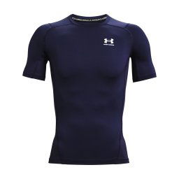 Тениска Under Armour Hg Armour Comp SS Midnight Navy/ White L