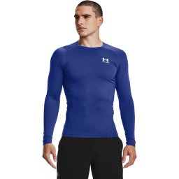 Тениска Under Armour Hg Armour Comp LS Royal/ White M