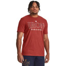 Тениска Under Armour PJT ROCK IRON SS Red S