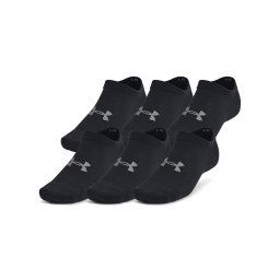 Under Armour Essential No Show 6-Pack Black S
