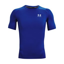 Тениска Under Armour Hg Armour Comp SS Royal/ White L