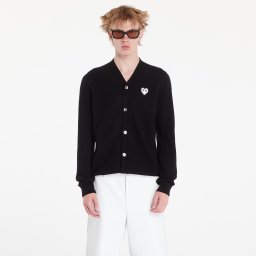 Пуловер Comme des Garçons PLAY V-Neck Emblem Knit Cardigan UNISEX Black XS