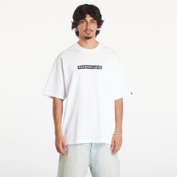 Тениска A BATHING APE Screen Print Stencil Logo Relaxed Fit Short Sleeve Tee White XL