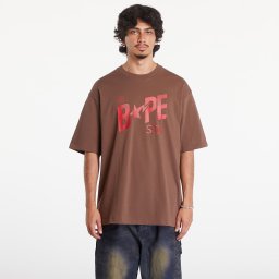 Тениска A BATHING APE Floral Solid Camo Bape Sta Logo Relaxed Fit Short Sleeve Tee Brown XL