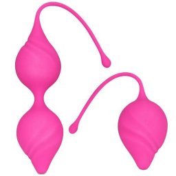 Комплект от анално-вагинални топчета Медицински силикон "HERA SET PINK"