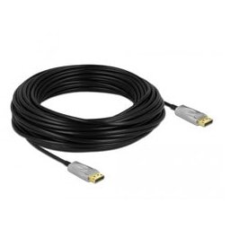 Кабел Delock 85888, от DisplayPort(м) към DisplayPort(м), 25m, черен, 8K@60Hz