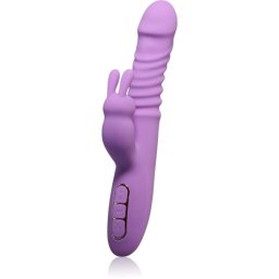Pipedream Fantasy For Her Thrusting Silicone Rabbit вибратор със стимулиране на клитора 23,5 см