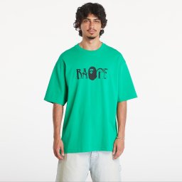 Тениска A BATHING APE Screen Print Logo Relaxed Fit Short Sleeve Tee Green XXL