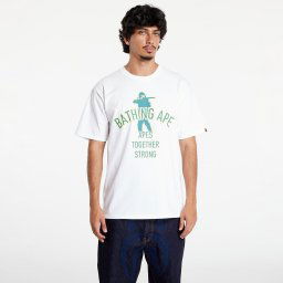 Тениска A BATHING APE Soldier Ats Tee White XXL