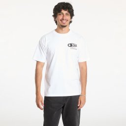 Тениска OBEY Warning White M