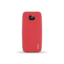 Външна батерия ttec, ChargeUp Pro, LCD 10.000mAh, PD 20W, Червен