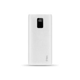 Външна батерия ttec, PowerSlim Trio, LCD, 20.000mAh, PD 22,5W,Trio Cable,Бяла