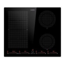 Klarstein Masterzone 60 Hybrid, индукционен плот, за вграждане, макс. 9600 W, 4 зони Flex, технология ThermoBoost, Smart Flex (CP14-Mstrzone-60H-BK)