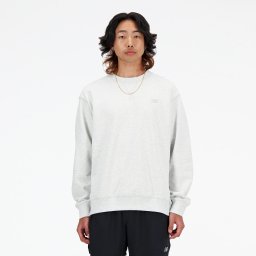 Суитшърт New Balance Athletics French Terry Crew Ash Heather M