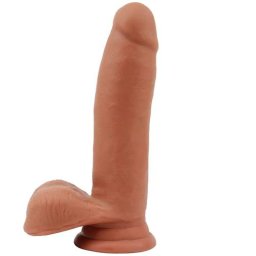 Лепяща се пенис отливка - дилдо Кибер Кожа "SEX LURE" 17 см