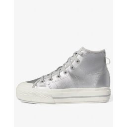 ADIDAS Originals Nizza Platform Mid Shoes Silver