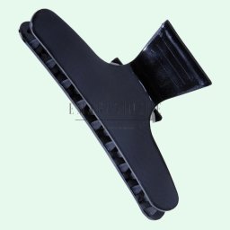 Фризьорска пластмасова черна щипка - Hair clip Black