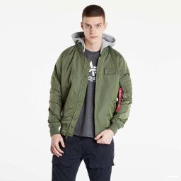 Яке Alpha Industries MA-1 TT Hood BP Sage Green M