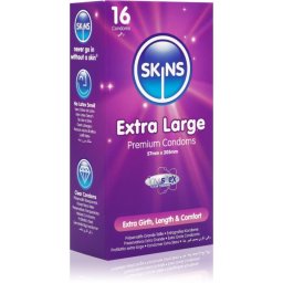 Skins Extra Large презервативи Vanilla 16 бр.