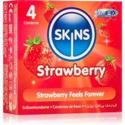 Skins Strawberry презервативи 4 бр.