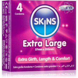 Skins Extra Large презервативи Vanilla 4 бр.