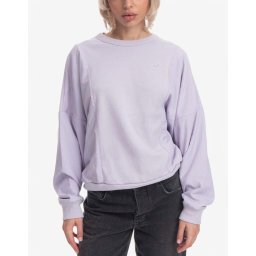 ADIDAS Originals Embroidered Logo Crew Neck Sweatshirt Purple