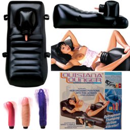 Секс машина "LOUISIANA LOUNGER" с 3 дилда