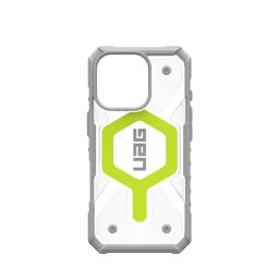 Гръб UAG Pathfinder Clear Magsafe за iPhone 16 Pro - Active Neon