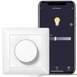 WiFi Димер Tuya без Нулев Проводник с Двойно Димиране RL/RC