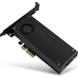 AXAGON PCEM2-DC PCI-E 3.0 4x - DUAL M.2 SSD (NVMe + SATA)