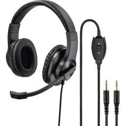Слушалки с микрофон HAMA HS-P300, Черен
