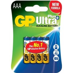 Алкална батерия GP ULTRA PLUS LR03 AAA /4 бр. в опаковка/ блистер 1.5V
