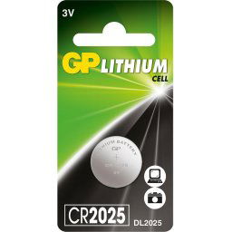 Литиева бутонна батерия GP CR-2025 3 V 1 бр. GP