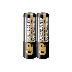 Цинк карбонова батерия GP R6 SUPERCELL 15PL-S2 /2 бр. в опаковка/ shrink 1.5V