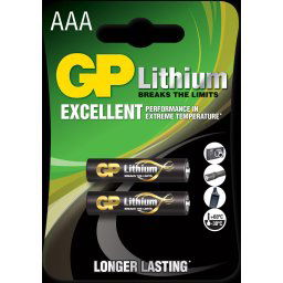 Литиева батерия GP CR03 AAA 1,5V 2бр. в блистер