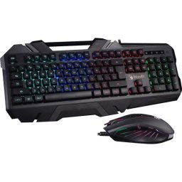 Геймърска клавиатура и мишка A4tech Bloody Illuminate B2500, Подсветка, B150N+N81, Черен