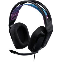 Слушалки Logitech G335 Gaming Headset, PRO-G 40 mm, Black