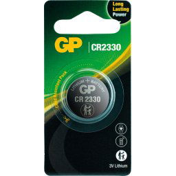 Литиева бутонна батерия GP CR-2330 3V 1 бр. в блистер /цена за 1 бр./