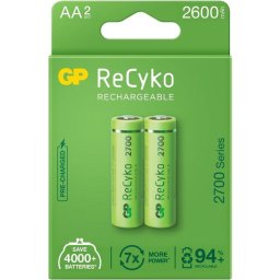 Акумулаторна Батерия GP R6 AA 2700mAh NiMH 2 бр. 270AAHCE-EB2 GP