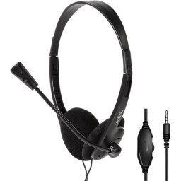 HEADSET LogiLink Stereo w/mic, 1x3.5mm jack,HS0055