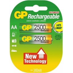 Акумулаторна Батерия GP R6 AA 2500mAh NiMH 2 бр. 250AAHC-EB2 GP