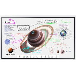 SAMSUNG Flip Pro Digital Flipboard 65" 4K IR Touch HDMI USB-C USB LAN WiFi WPA2 Enterprise Bluetooth Tizen 6.5 SoC 2x10W 40