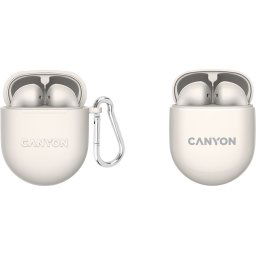 CANYON TWS-6, Bluetooth headset, with microphone, BT V5.3 JL 6976D4, Frequence Response:20Hz-20kHz, battery EarBud 30mAh*2+Charg