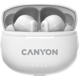 CANYON TWS-8, Bluetooth headset with microphone, бял