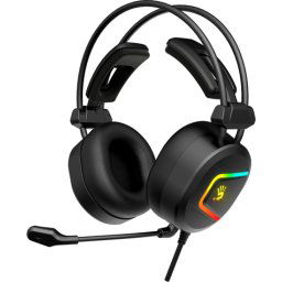 Геймърски слушалки A4TECH Bloody MC750, RGB, Микрофон, Черни