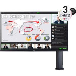 Монитор LG 32QP88NP-B - 32" QHD Ergo IPS