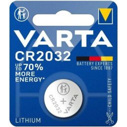Бутонна батерия литиева GP CR2032 3V 1 бр. в блистер VARTA