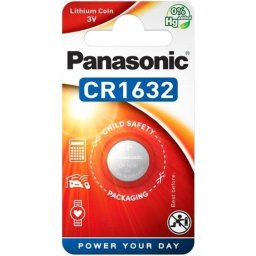 Батерия литиева CR1632 3V PANASONIC, 1 бр. блистер /цена за 1 бр./
